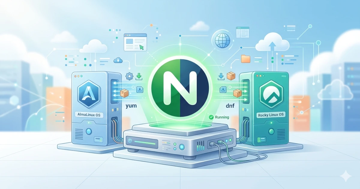 Install Nginx Terbaru di AlmaLinux / Rocky Linux
